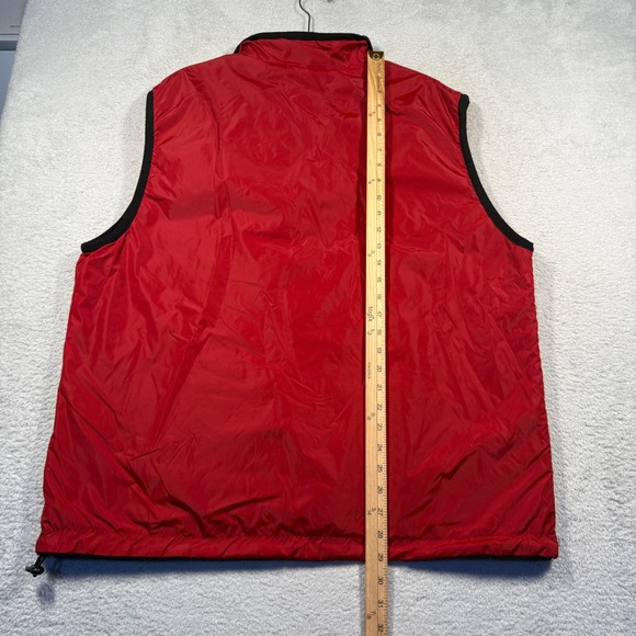 Vintage Y2K Tommy Hilfiger Athletics Reversible Vest Mens XL Red Black 2000 - Picture 9 of 10